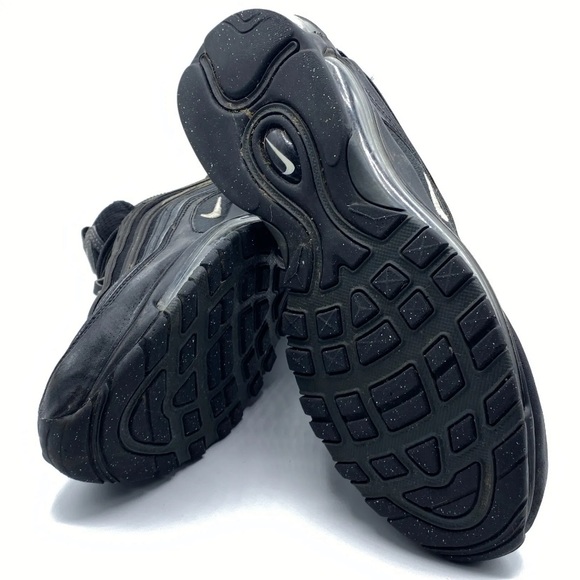 Nike Air Max 97 Trainers Triple Black 2019 UK Size 6 - Picture 4 of 7